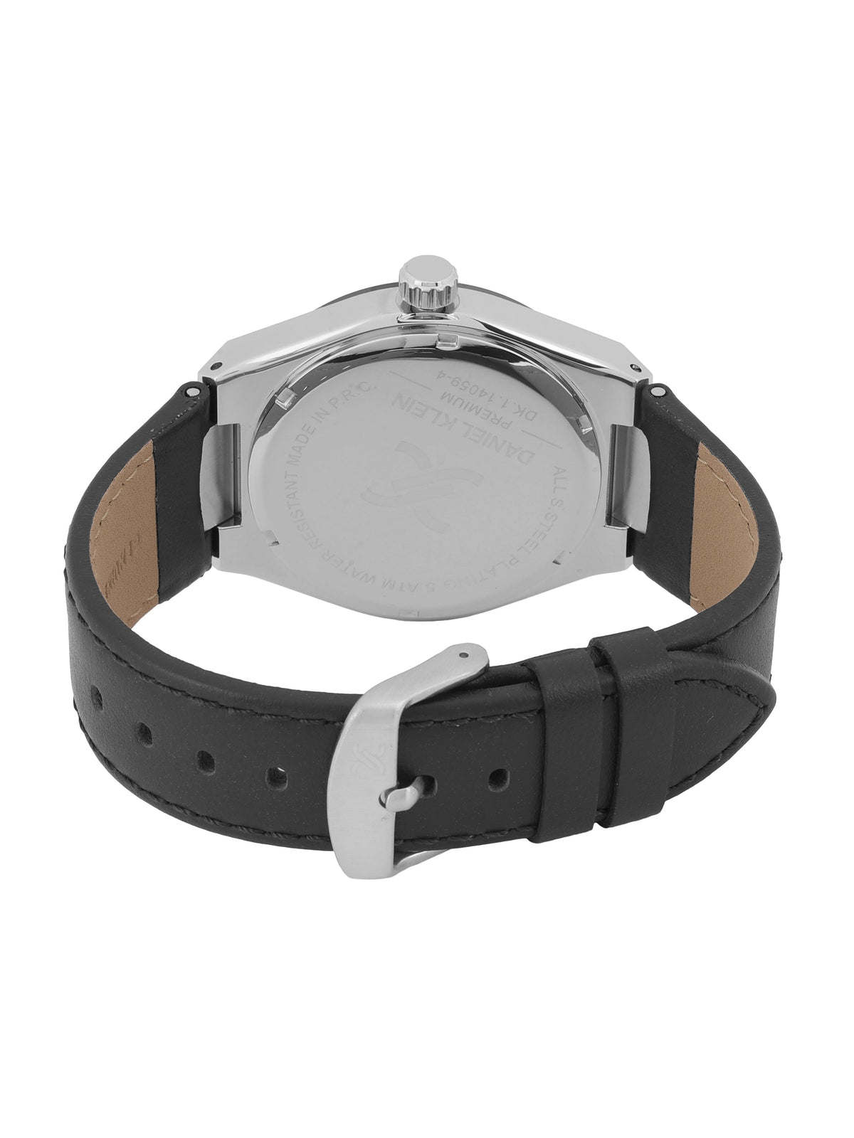Daniel Klein Mens Leather Watch-DK114059