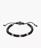 Diesel Men's Black Semi-Precious Beaded Bracelet - DX1121040