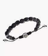 Diesel Men's Black Semi-Precious Beaded Bracelet - DX1134040