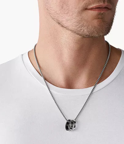 Diesel Men's Stainless Steel Pendant Necklace - DX1168040