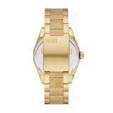 Diesel Scraper Mens Gold Stainless Steel Watch-DZ2173