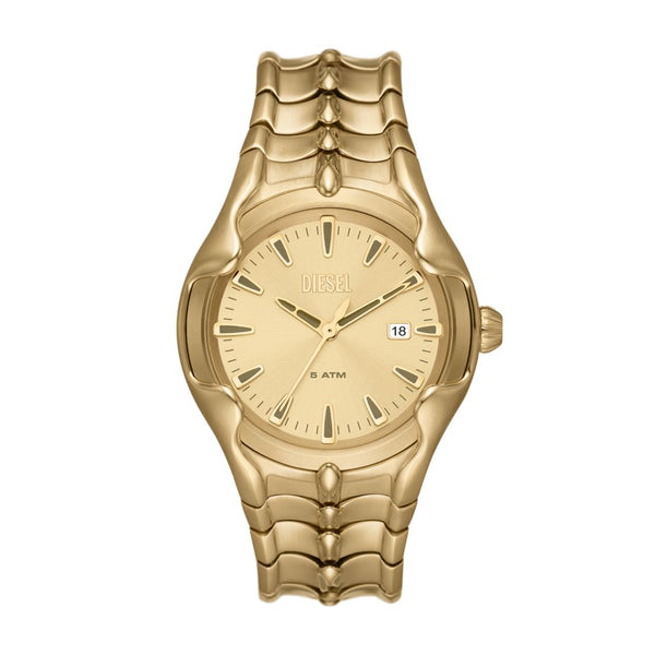 Diesel Vert Mens Gold Stainless Steel Watch-DZ2186