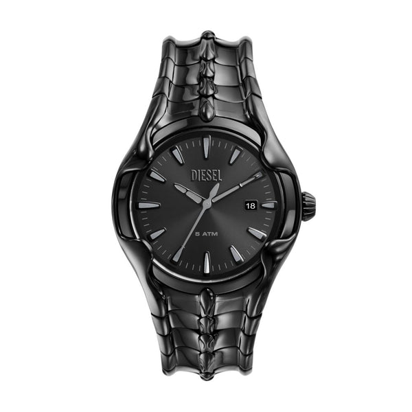 Diesel Vert Mens Black Stainless Steel Watch-DZ2187