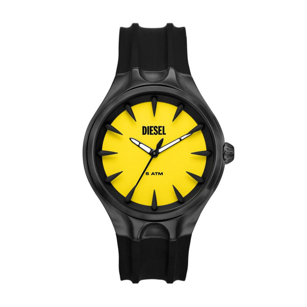 Diesel Streamline Mens Grey Silicone Watch-DZ2201