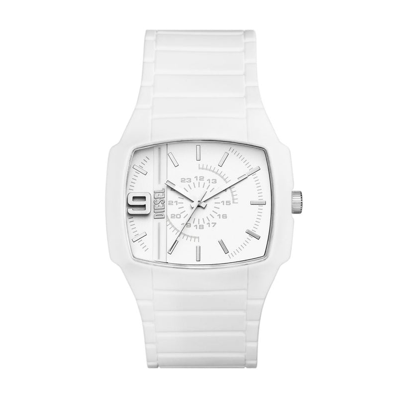 Diesel Cliffhanger 2.0 Mens White Silicone Watch-DZ2204