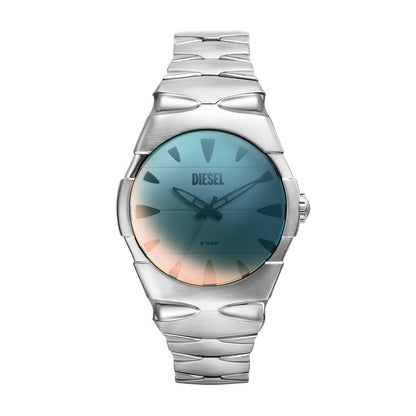 Diesel D-Sruptor Mens Silver Stainless Steel Strap Watch-DZ2212