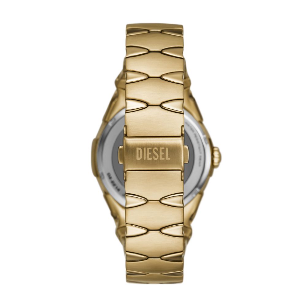 Diesel D-Sruptor Mens Gold Stainless Steel Strap Watch-DZ2214