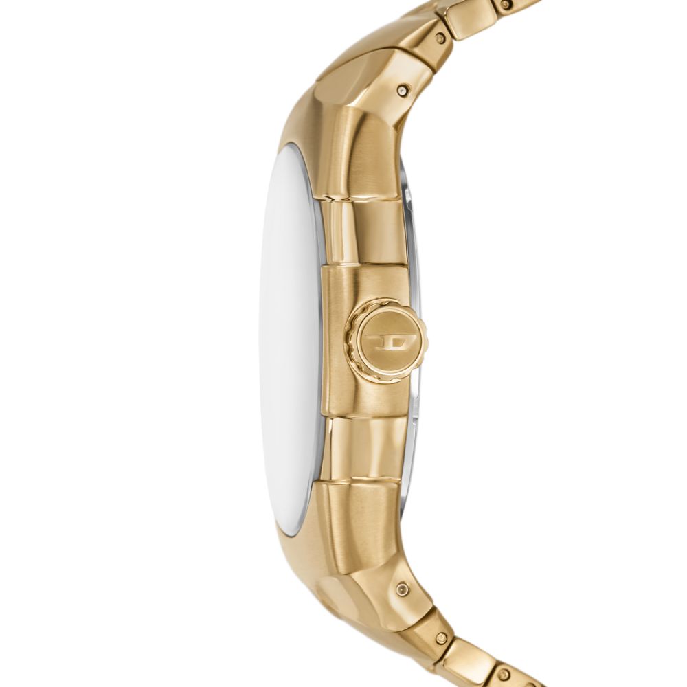 Diesel D-Sruptor Mens Gold Stainless Steel Strap Watch-DZ2214