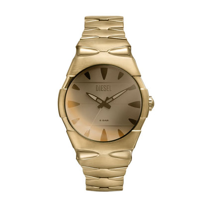 Diesel D-Sruptor Mens Gold Stainless Steel Strap Watch-DZ2214