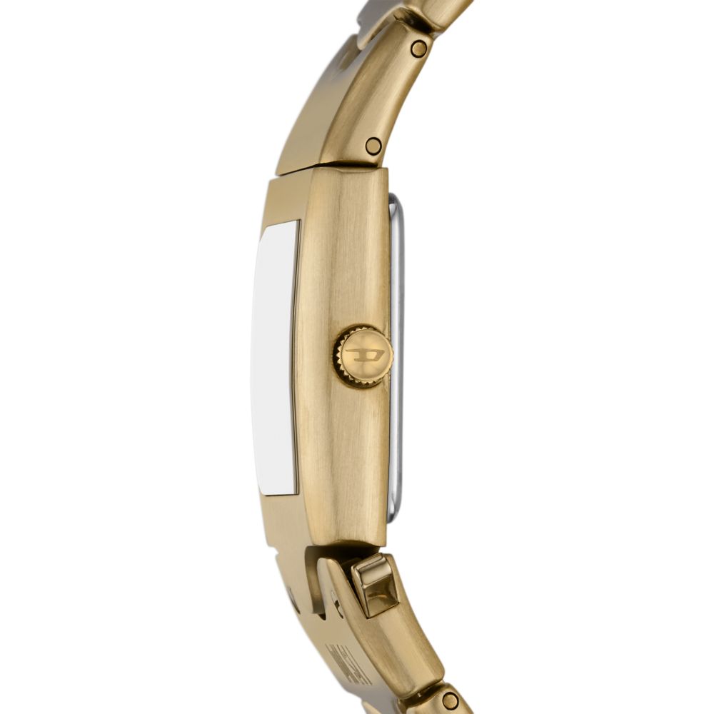 Diesel Closer Mens Gold Stainless Steel Strap Watch-DZ2223