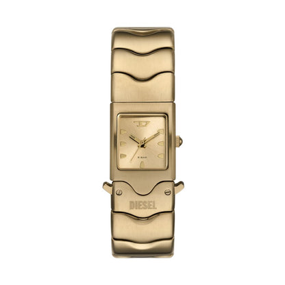 Diesel Closer Mens Gold Stainless Steel Strap Watch-DZ2223