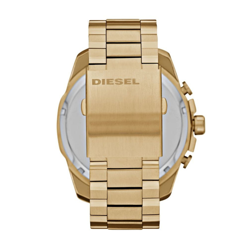 Diesel Mega Chief Gold Stainless Steel Men Watch-DZ4360