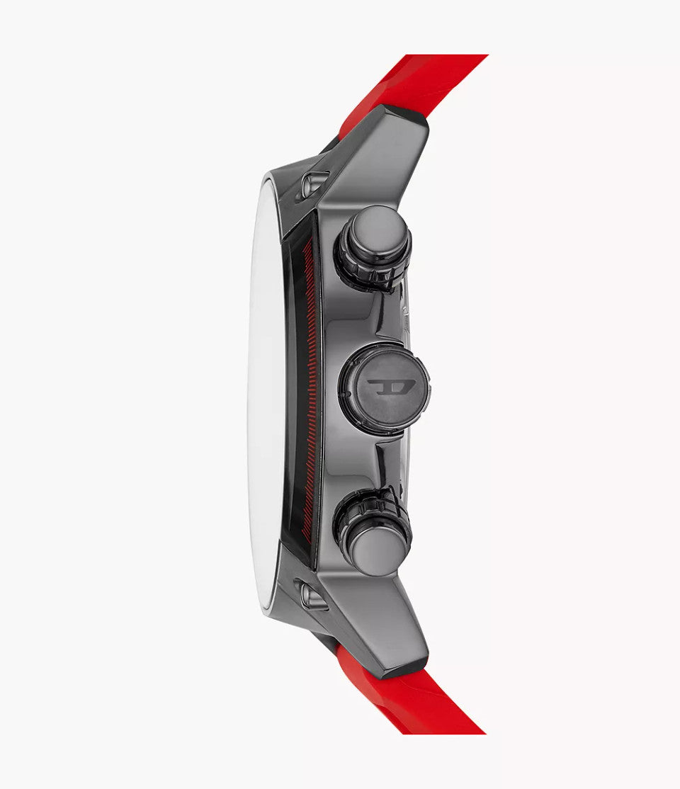 Diesel Overflow Red Mens Polycarbonate Watch-DZ4481
