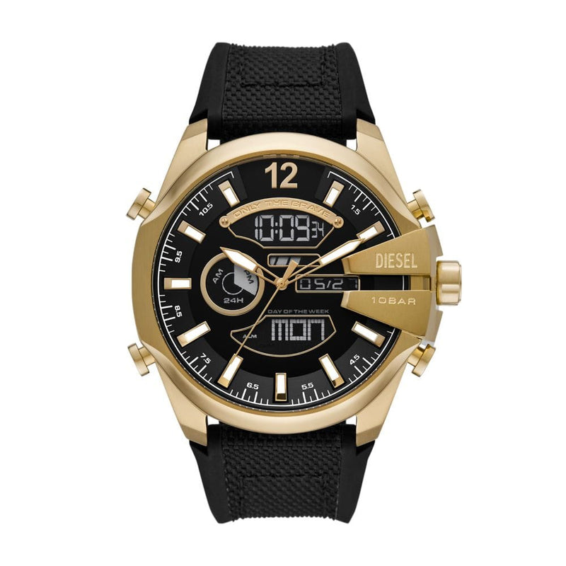 Diesel  Men Gold Silicone Watch-DZ4634