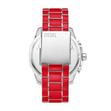 Diesel Mega Chief Mens Red Stainless steel Watch-DZ4638