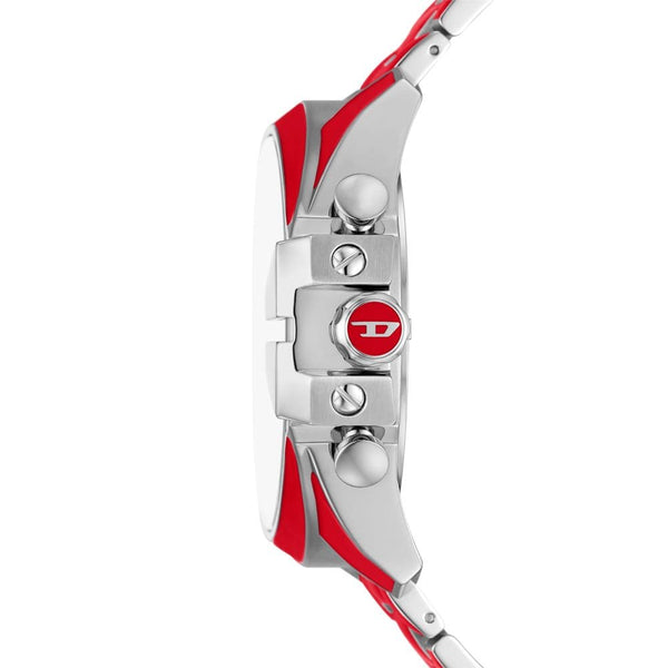 Diesel Mega Chief Mens Red Stainless steel Watch-DZ4638