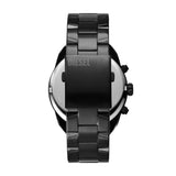 Diesel Spiked Mens Black Stainless Steel Watch-DZ4644