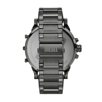 Diesel Mr. Daddy Mens Grey Stainless Steel Strap Watch-DZ7484