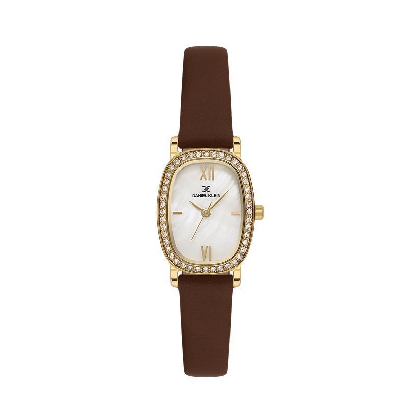 Daniel Klein Leather Womens Watch-DK113943