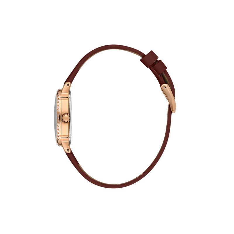 Daniel Klein Leather Womens Watch-DK113943