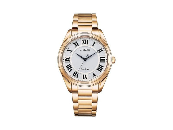 Citizen Eco-Drive Womens Gold Stainless steel Watch-EM0973-55A