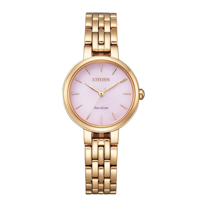 Citizen Pink Stainless steel Women Watch-EM0993-82X