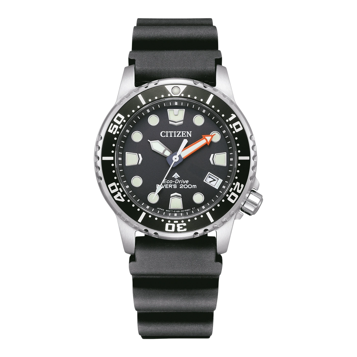 Citizen - Men Black Rubber Strap Watch - EO2020-08E