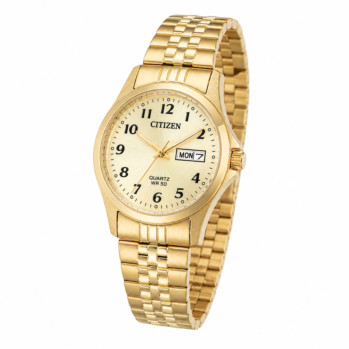 Citizen - Women Gold Stainless Steel Strap Watch - EQ2002-91P