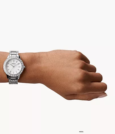 Fossil Jesse Silver Stainless Steel Women Watch-ES2362