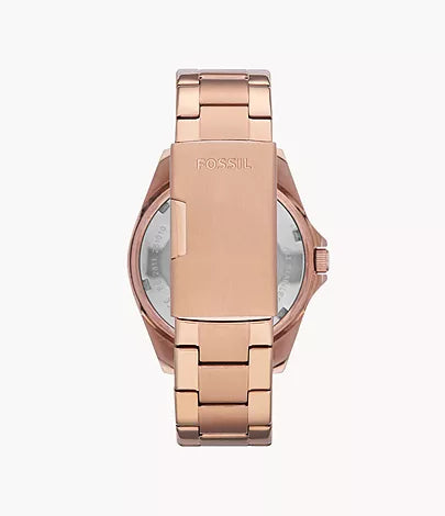 Fossil Riley Rose Gold Stainless Steel Women Watch-ES2811