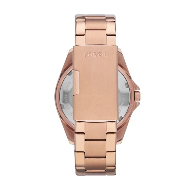 Fossil Riley Rose gold Stainless Steel Women Watch-ES2811