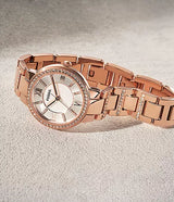 Fossil Virginia Rose Gold Stainless Steel Women Watch-ES3284