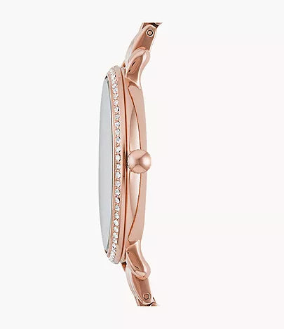 Fossil Womens Watches Jacqueline Womens Rose Gold Watch-ES3546