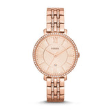 Fossil Womens Watches Jacqueline Womens Rosegold Watch-ES3546