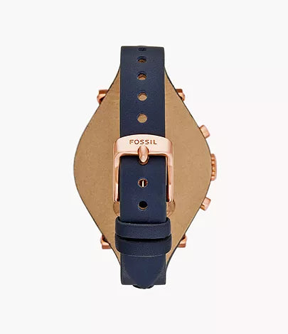 Fossil Obf Navy Leather Women Watch-ES3838