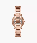 Fossil Carlie Rose Gold Stainless Steel Women Watch-ES4301