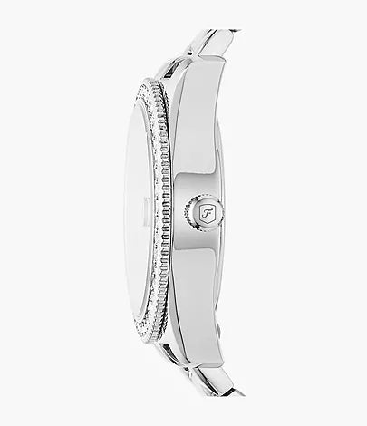 Fossil Scarlette Silver Stainless Steel Women Watch-ES4317