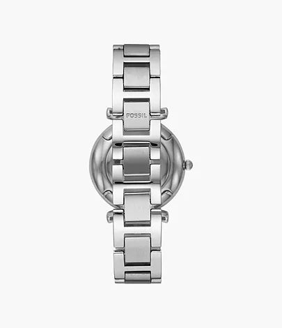 Fossil Carlie Silver Stainless Steel Women Watch-ES4341