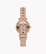 Fossil Carlie Mini Nude Leather Women Watch-ES4699