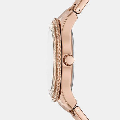 Fossil - Stella Sport Women'S Gold Stainless Steel Watch-ES5106