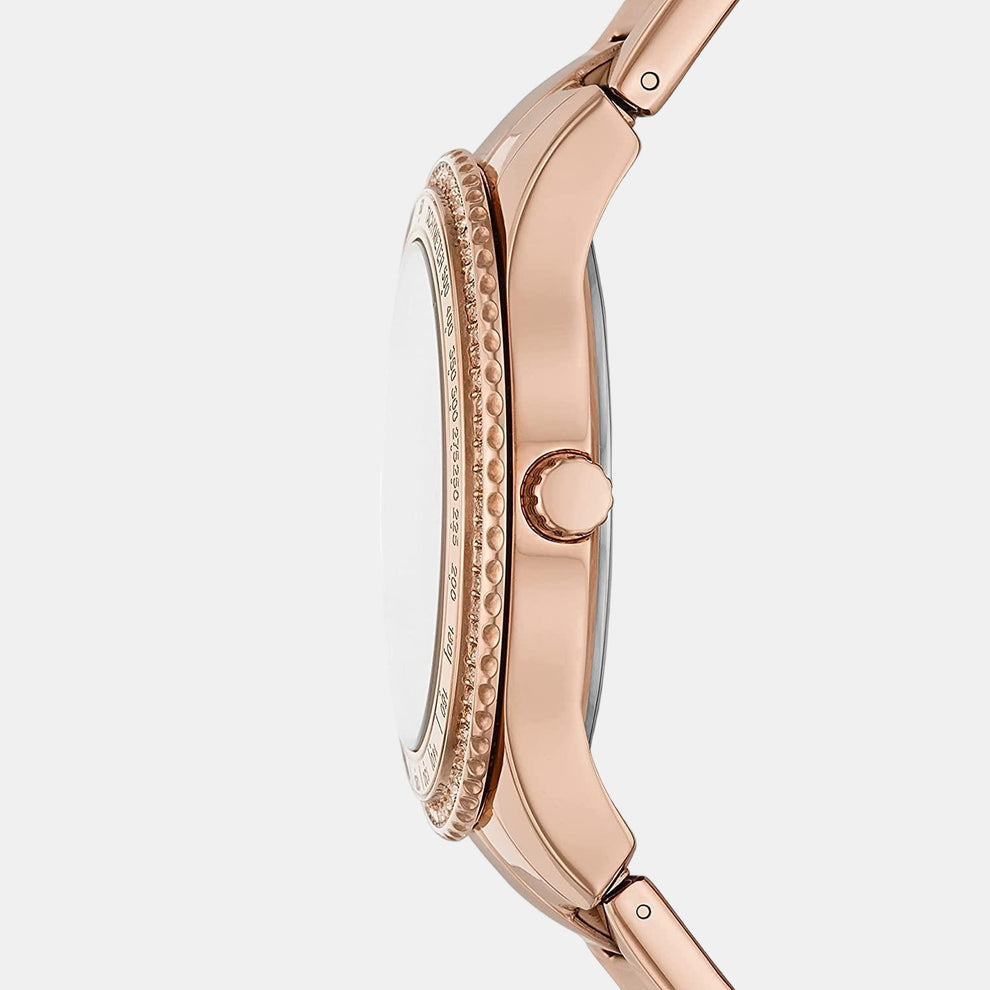 Fossil - Stella Sport Women'S Gold Stainless Steel Watch-ES5106