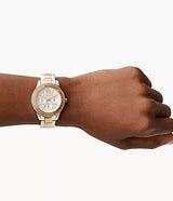 Fossil - Stella Sport Women'S Silver Stainless Steel Watch-ES5107