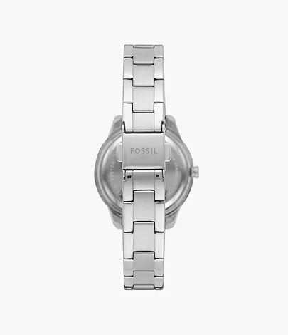 Fossil - Stella Women'S Silver Stainless Steel Watch-ES5130