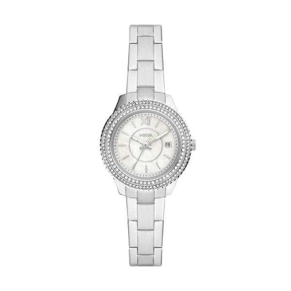 Fossil Stella Three-Hand Date Stainless Steel Watch-ES5137