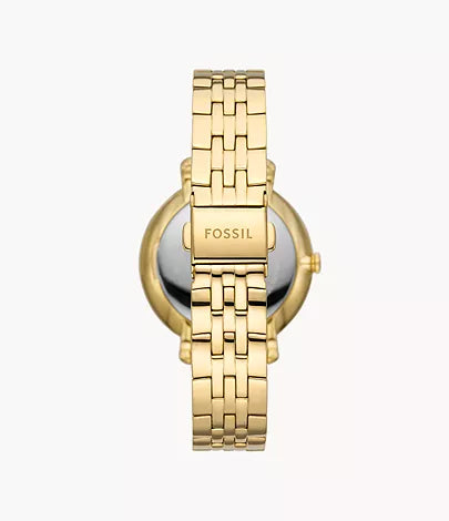 Fossil Women's Jacqueline Multifunction Gold Stainless Steel Watch - ES5167