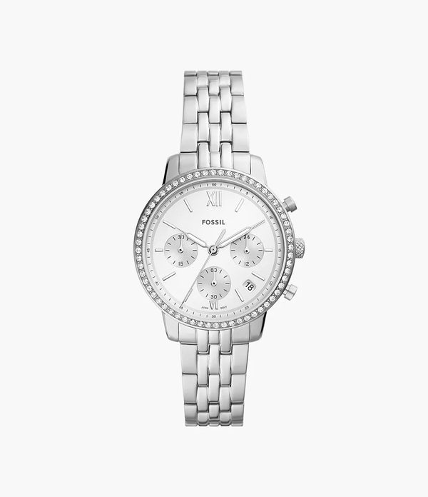 Fossil Women Neutra Chronograph Stainless Steel Watch - ES5217