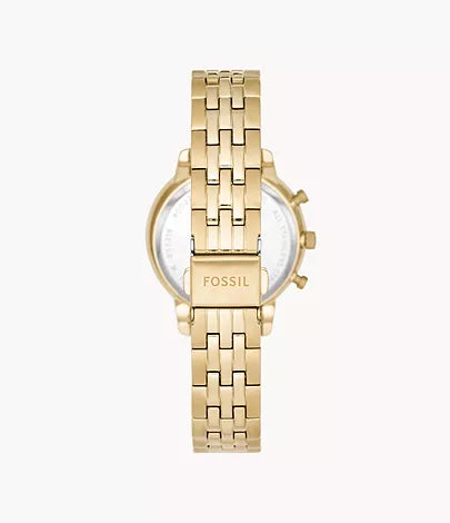 Fossil Neutra Womens Gold Stainless steel Watch-ES5219