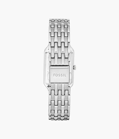 Fossil Raquel Womens Silver Stainless Steel Watch-ES5221