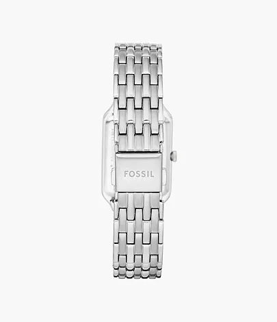 Fossil Raquel Womens Silver Stainless Steel Watch-ES5221