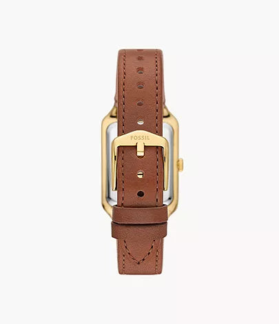 Fossil Raquel Womens Brown Leather Watch-ES5307